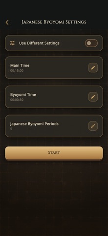 Go Baduk Weiqi Timer Screenshot 2 of 6