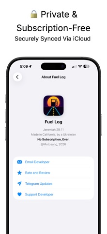 Fuel Log: Mileage Tracker Screenshot 4 of 4