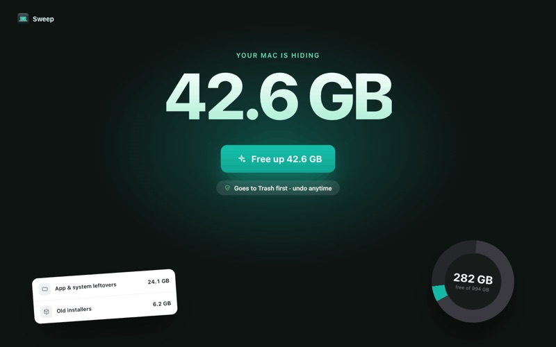 Sweep: Disk Cleaner screenshot