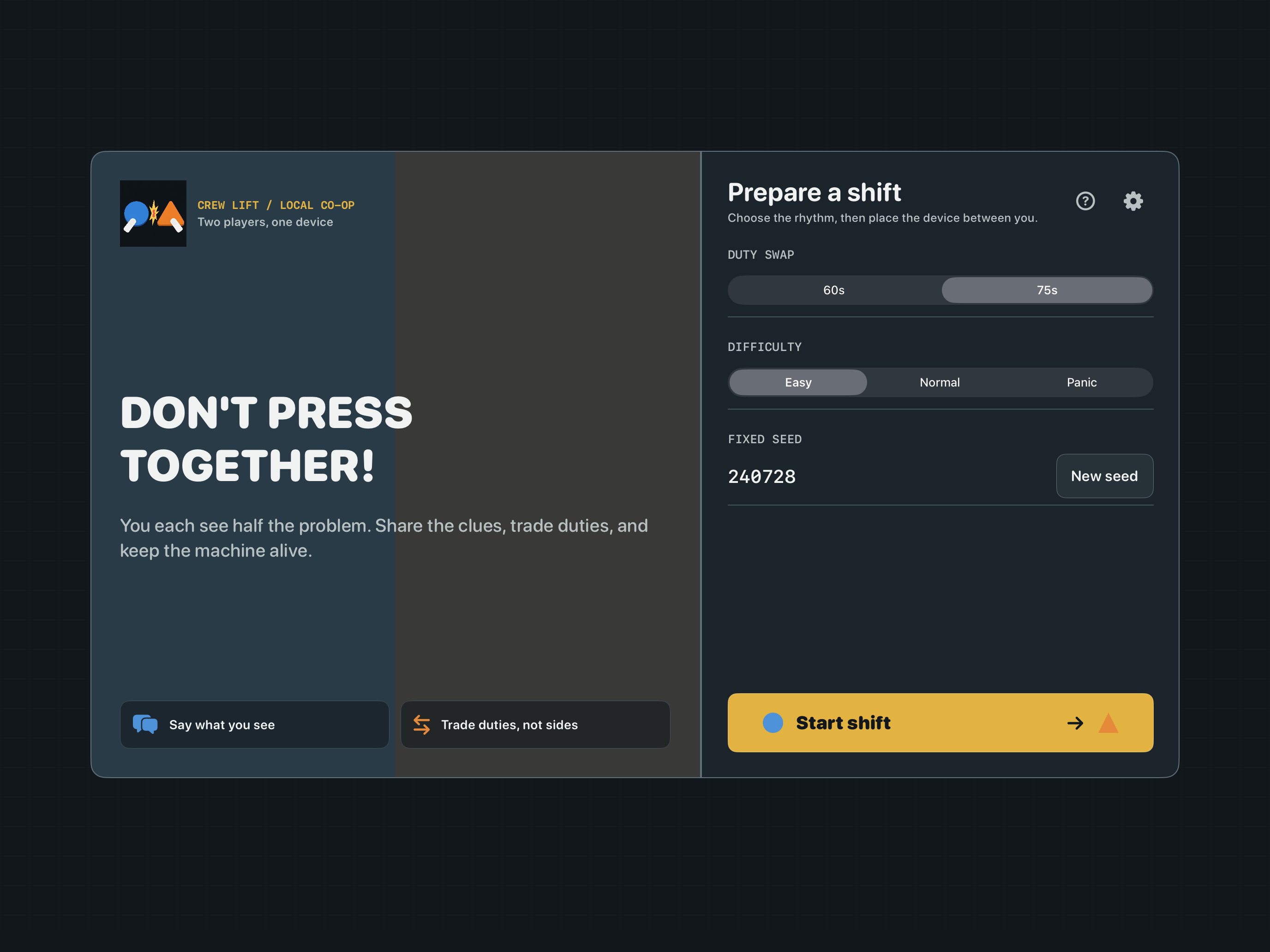 Don't Press Together! screenshot 4