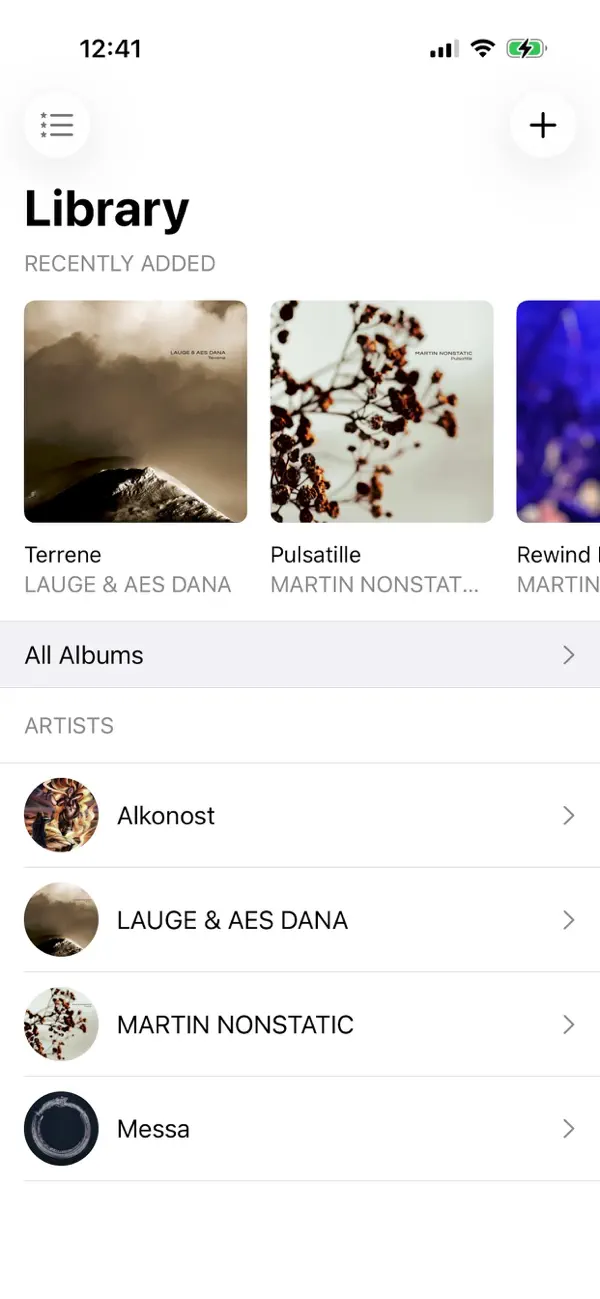 #1. Resonance Music Player (iOS) By: Fishington Studios