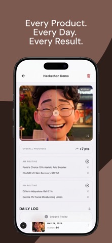 Skin Tracker: PerfectSkinDiary Screenshot 6 of 8