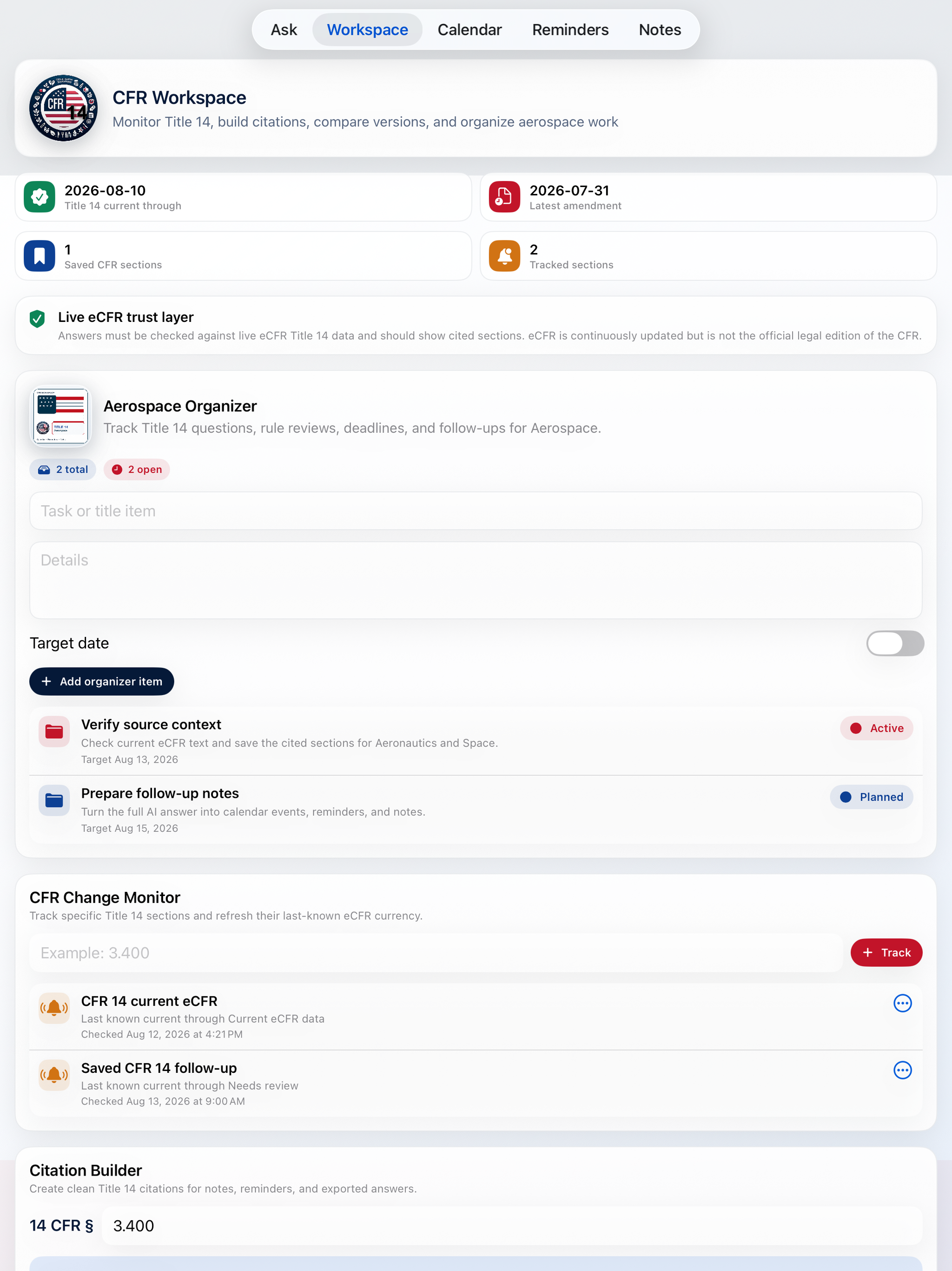 CFR AI - Title 14 screenshot 7