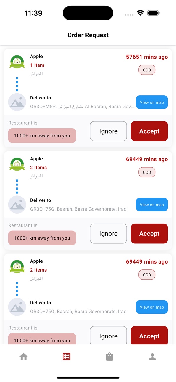 iPhone screenshot