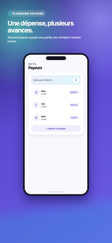 Splenty : dépenses partagées screenshot