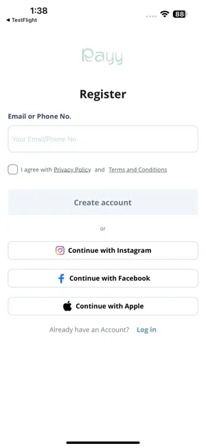 Rayy screenshot 2