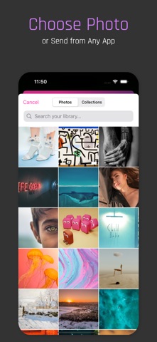 PhotoSplit for Instagram iPhone screenshot