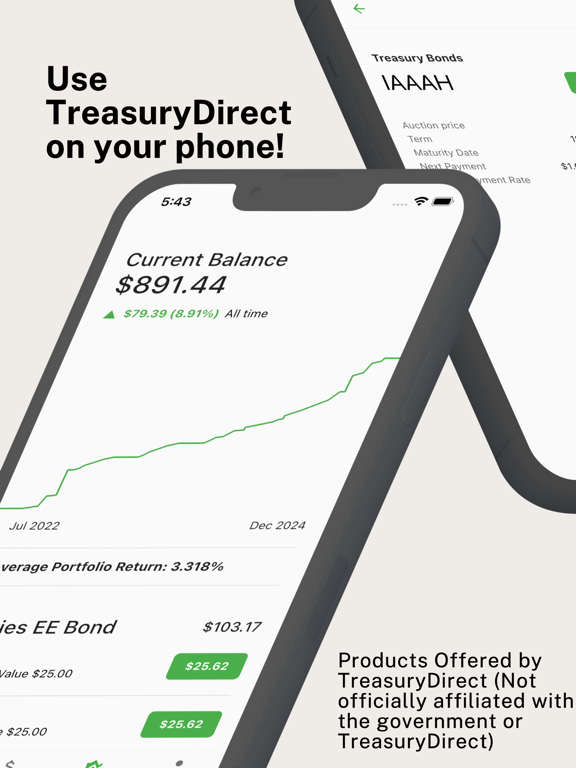 TreasuryViewer iPad screenshot 1 - Finance app