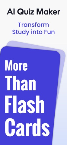 AI Quiz: Let Flashcards Teach iPhone screenshot