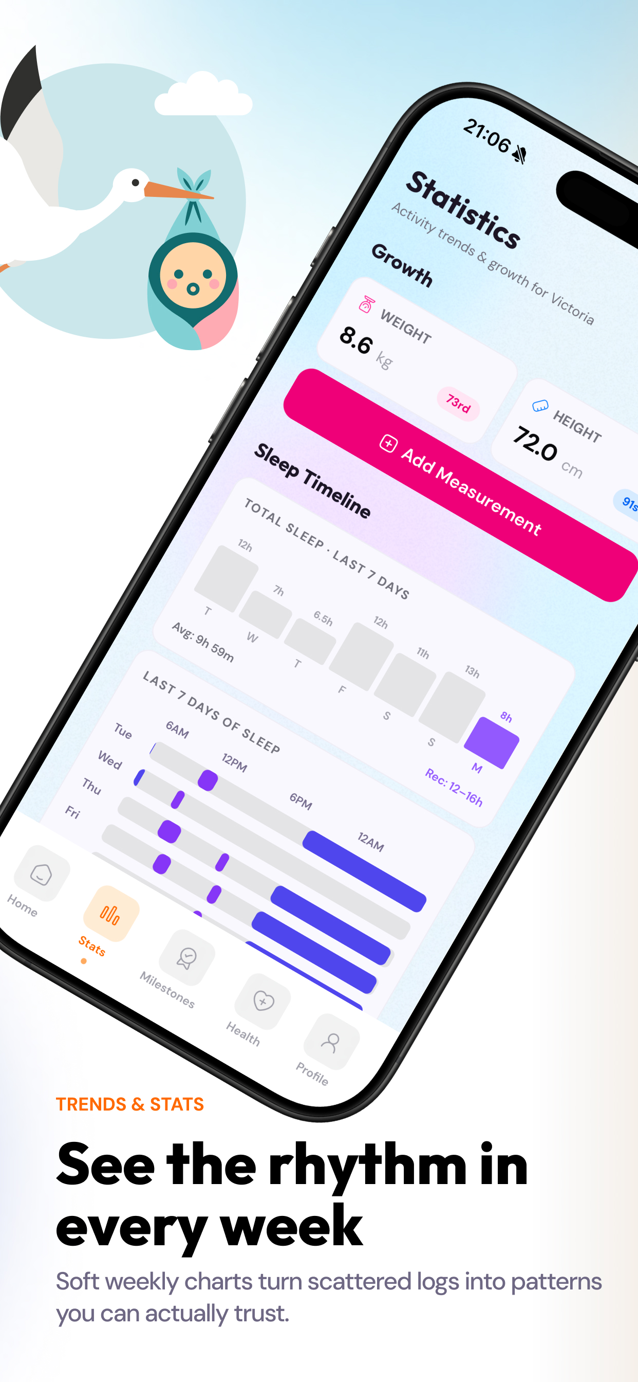 Pebby Baby Tracker screenshot 4