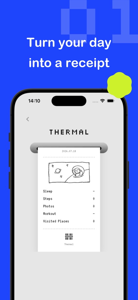 Thermal - Daily Receipt screenshot 2