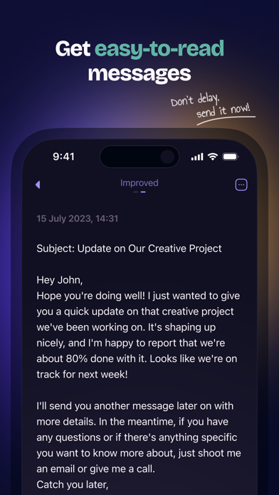Letterly: AI Voice Note Taker Screenshot