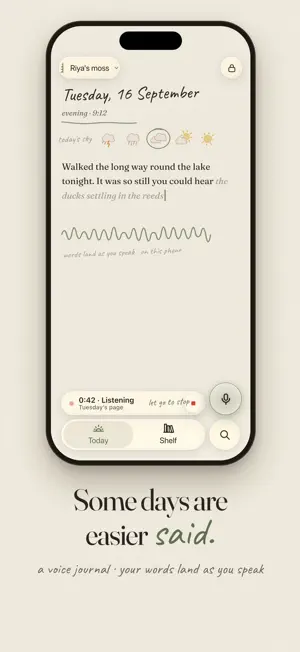 Moss: Private Journal & Diary screenshot 4