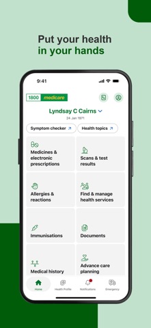1800MEDICARE (was my health) iPhone screenshot 1