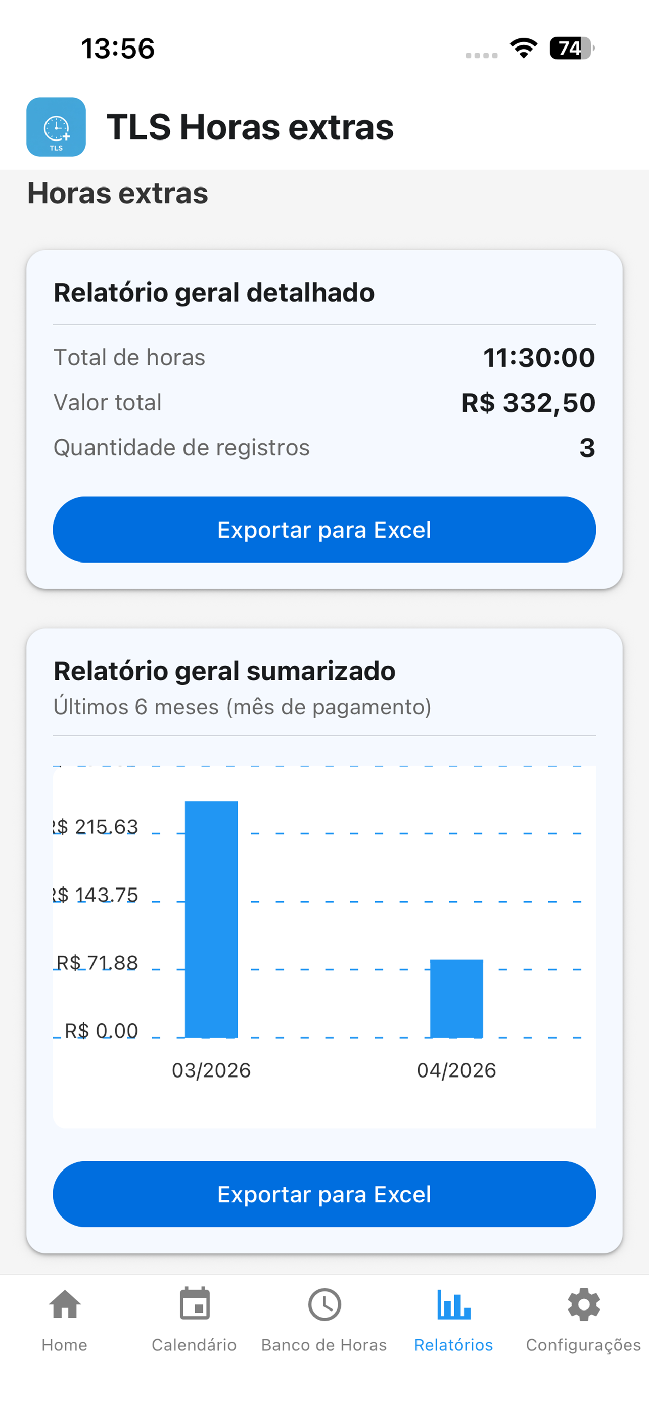TLS Horas Extras