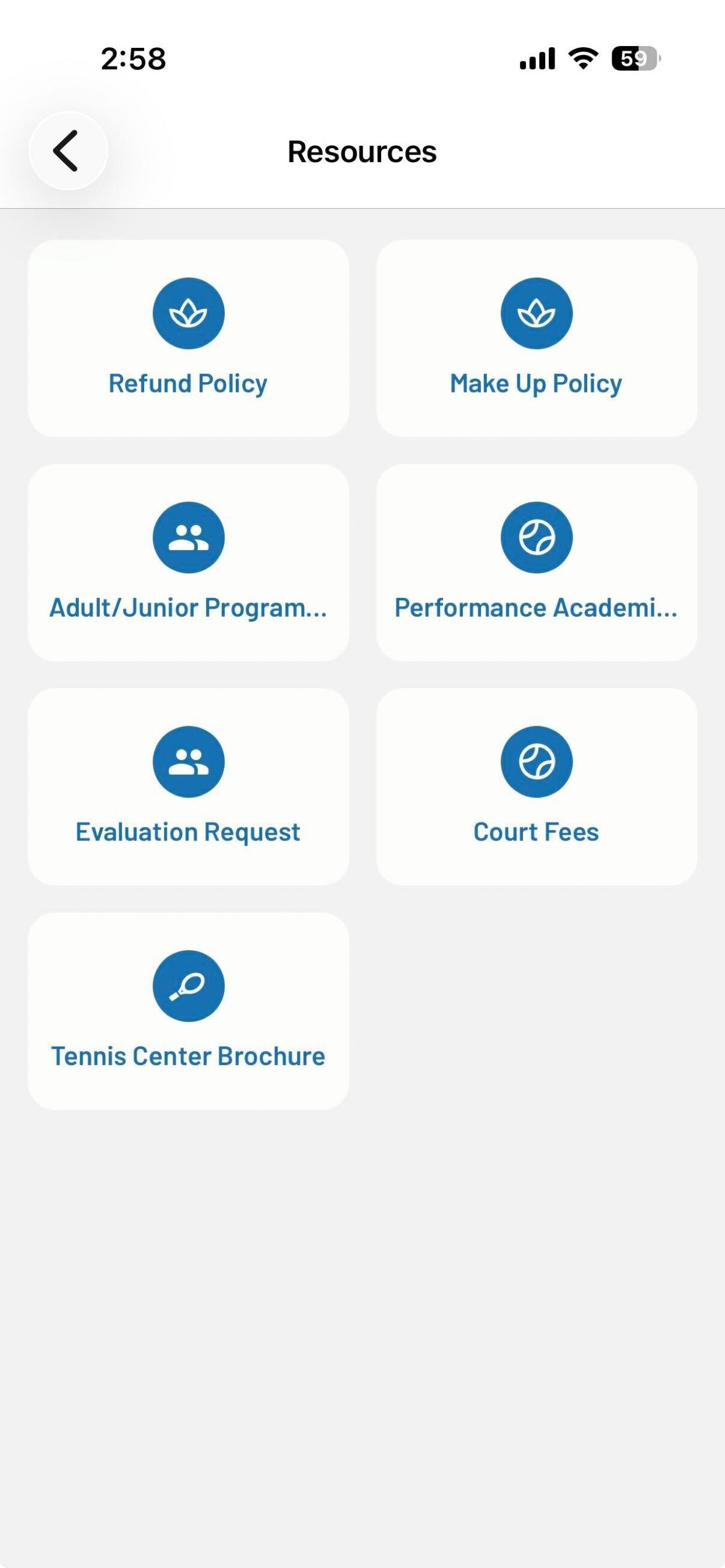 Oak Brook Tennis Center