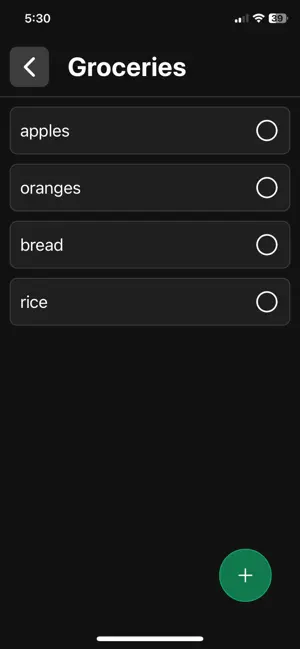 Pebble - Simple to-do list app screenshot 1