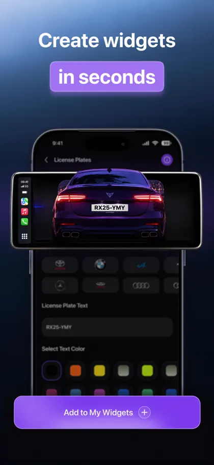 Capture d'écran 4 sur 4 de Carsole Car Widget