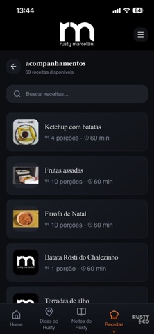 Rusty Marcellini - Gastronomia screenshot