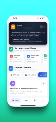 Civics Quest iPhone screenshot