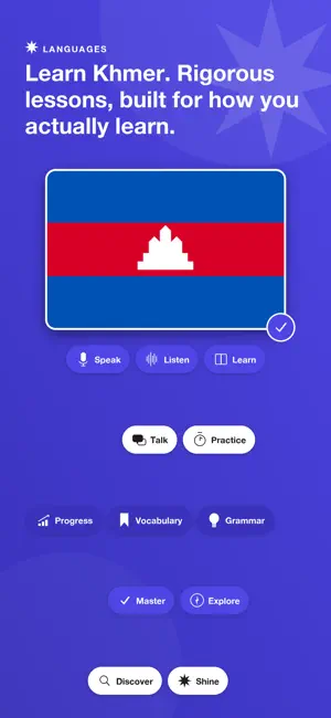 Learn Khmer - LingoAce screenshot 1