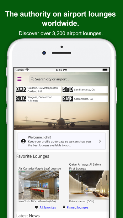 LoungeReview: Airport Lounges Screenshot