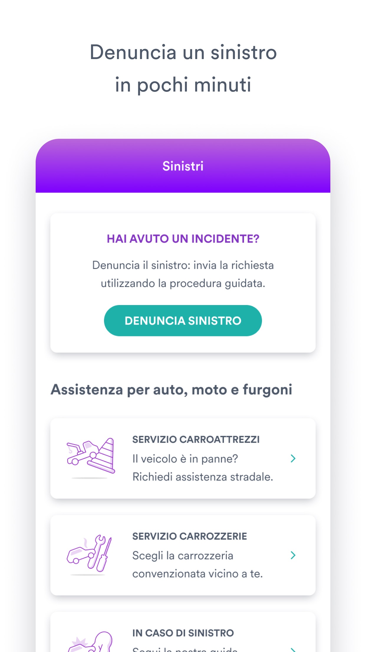 Screenshot 1 of Prima Assicurazioni