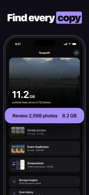 Snapsift: AI Photo Cleaner screenshot 2