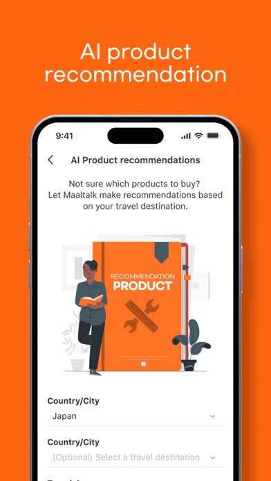 MaaltalkNow: AI Travel, eSIM Screenshot