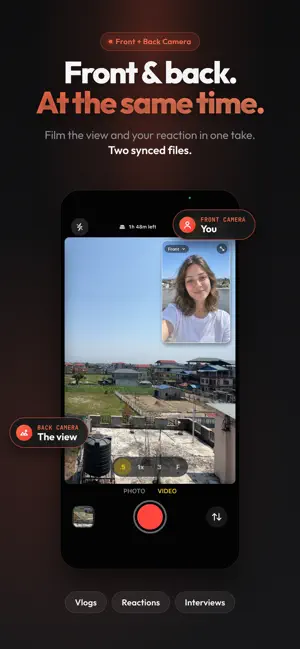 Dual Camera: Double Take Video screenshot 1