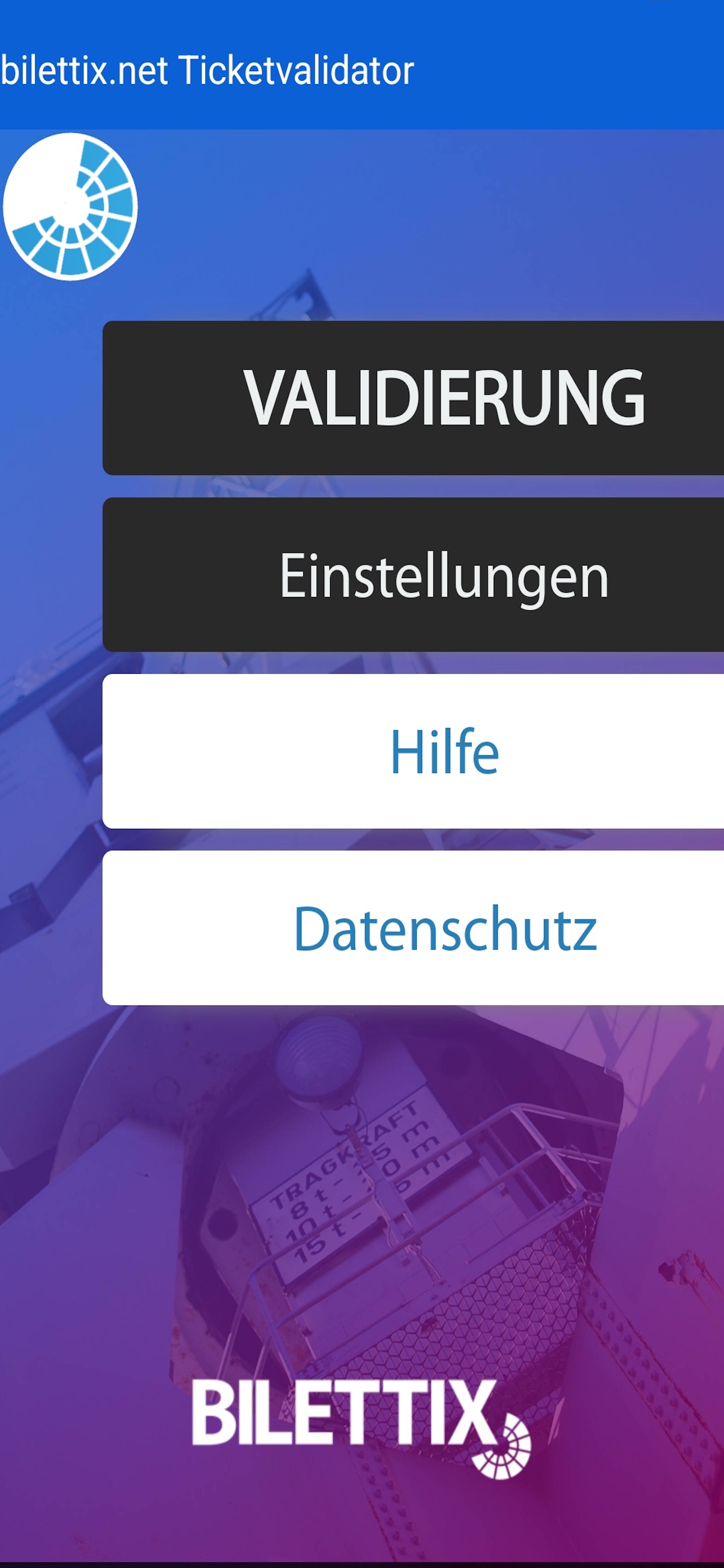 Screenshot 1 of bilettix.net Ticketvalidator 2