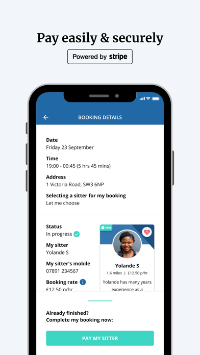 Sitters Childcare, Babysitters iPhone screenshot 6 - Lifestyle app