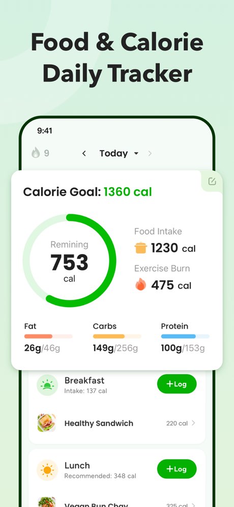 AI Calorie Tracker: CaloCare screenshot 3