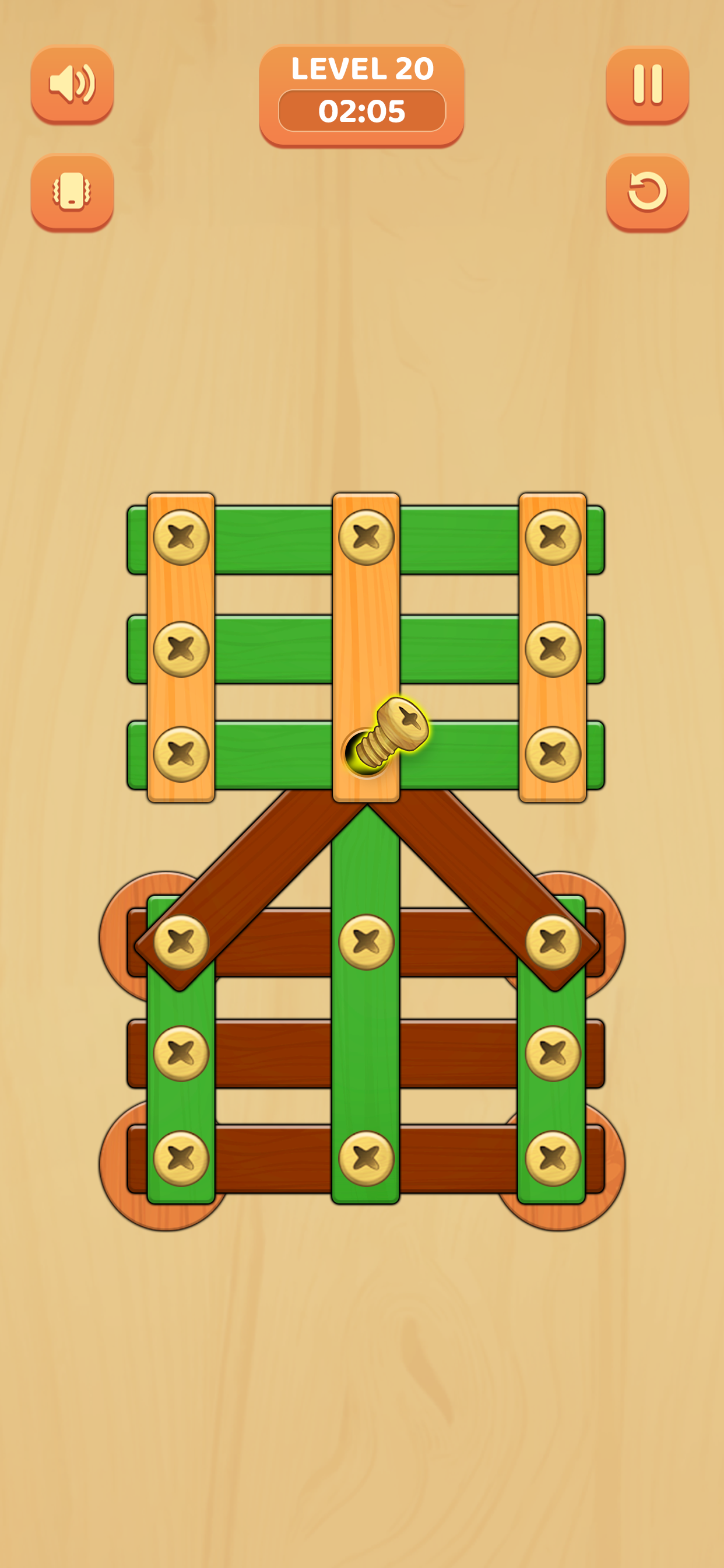 Screw Jam: Wood Nuts and Bolts