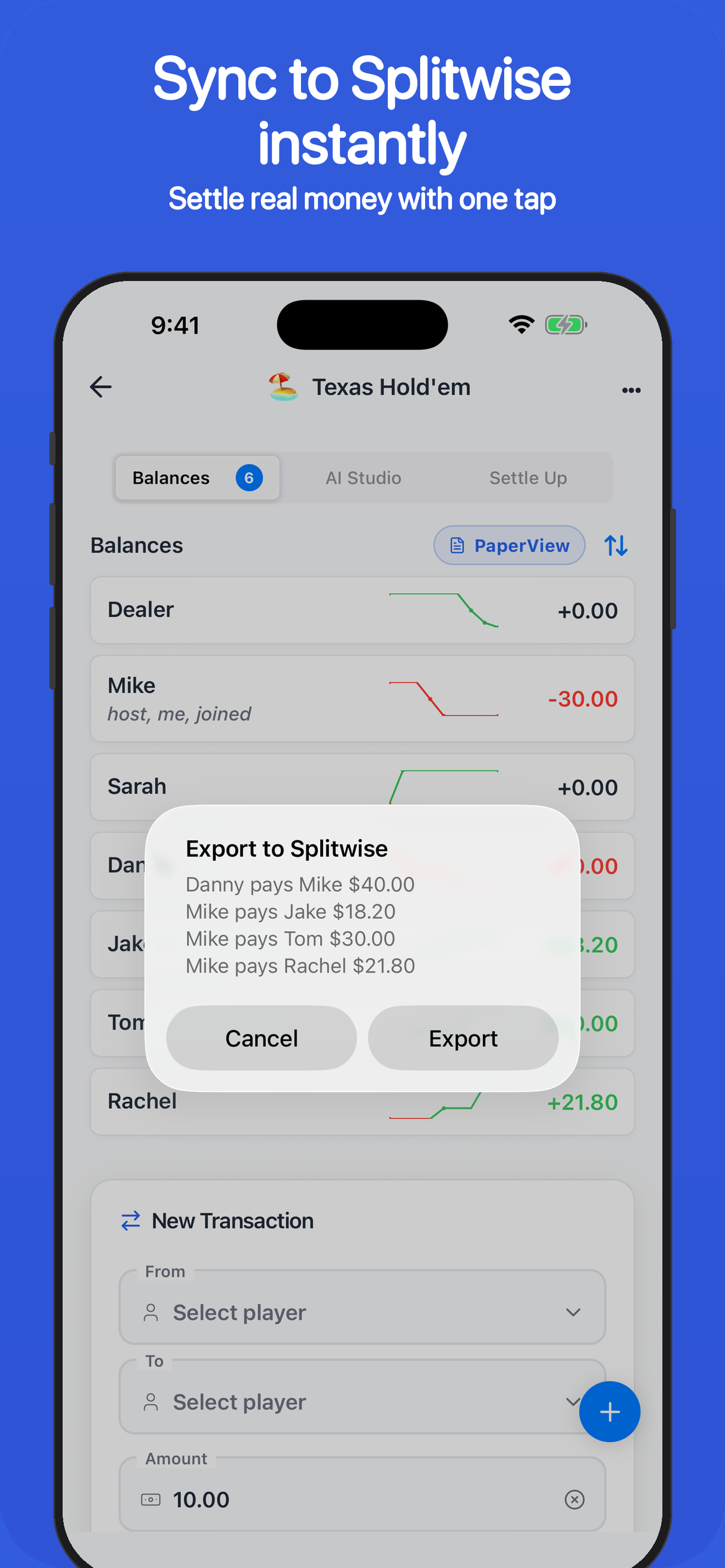 Poker Balance Tracker
