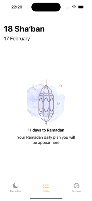 Ramazan Planner Screenshot 2 of 3