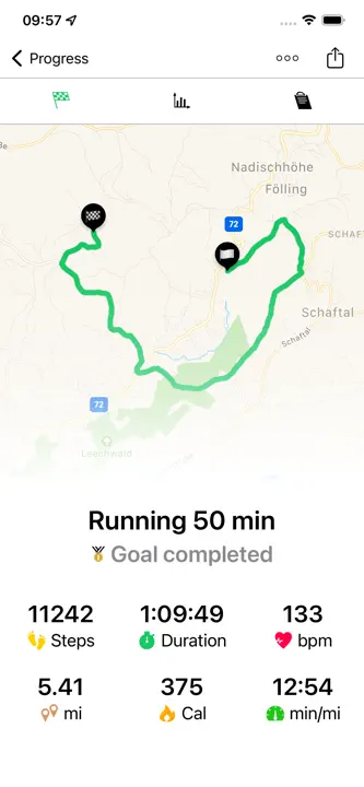 Running Walking Tracker Goals: Screenshot 1 von 10