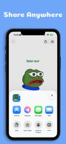 Pepe Meme Sticker Maker screenshot