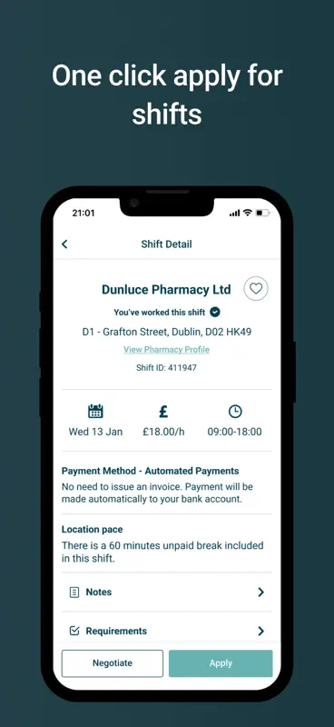Locate A Locum - Shift Manager screenshot 3 of 5