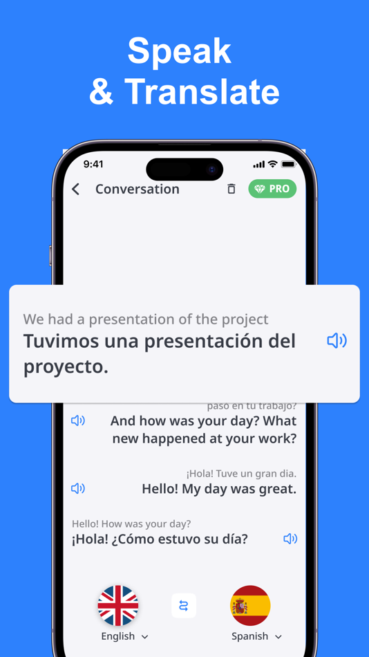 #4. Voice Translator AI: Translate (iOS) Bởi: Tetiana Sivtsova