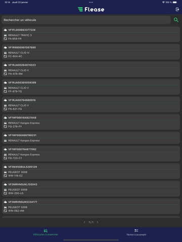 OpFlease iPad screenshot