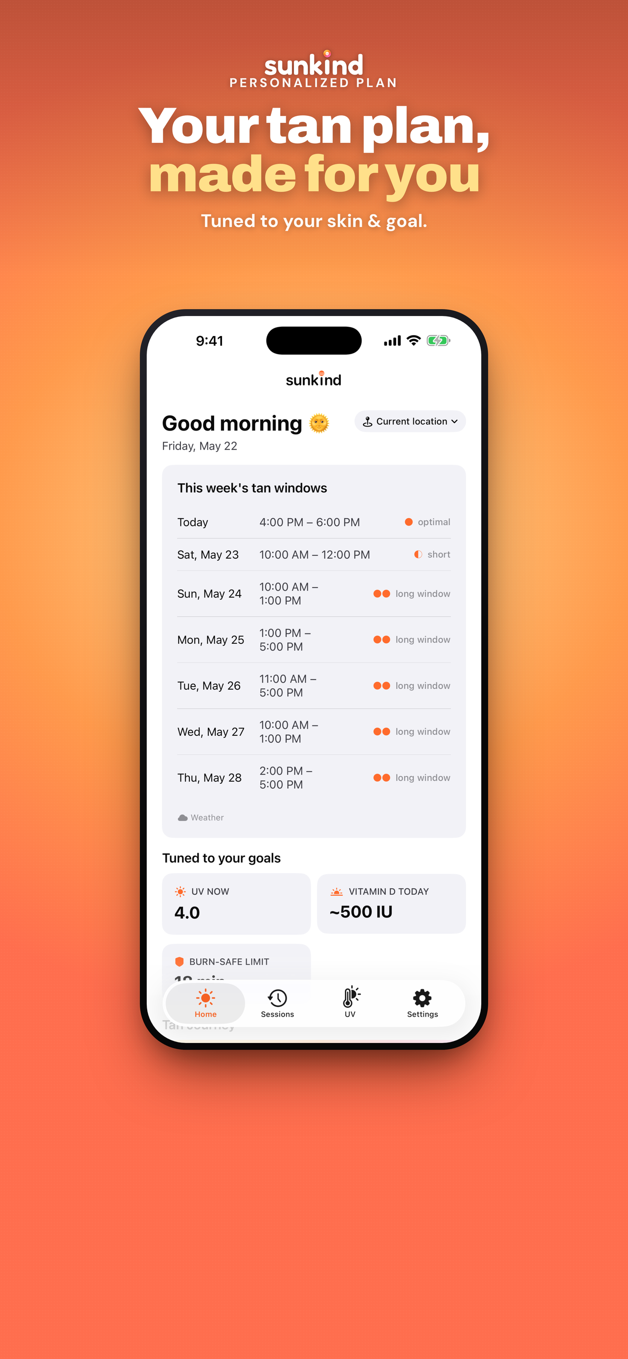 Sunkind: Tanning & UV Tracker