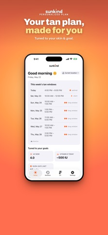 Sunkind: Tanning & UV Tracker Screenshot 4 of 8