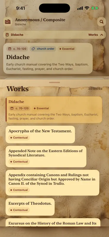 Patristic Library screenshot 3 of 4