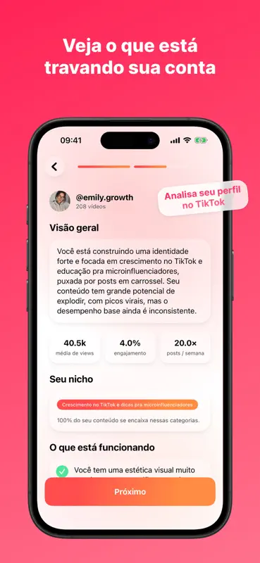 Grow Now - Ideias Virais screenshot 1 of 5
