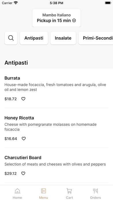 Mambo Italiano app screenshot 2