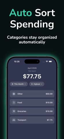Kashi Expense Tracker screenshot