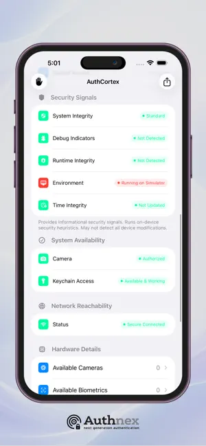 AuthCortex screenshot 3