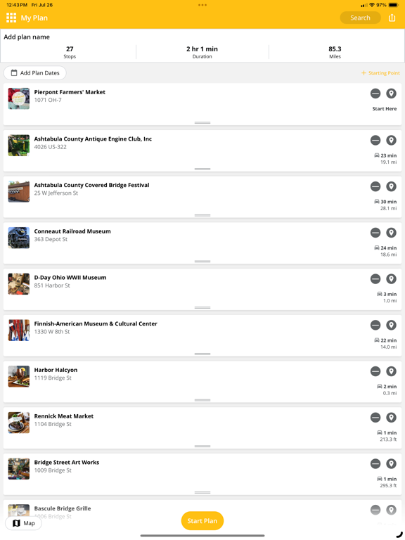 Visit Ashtabula County iPad screenshot 9 - Travel app