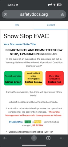 SafetyDocs screenshot